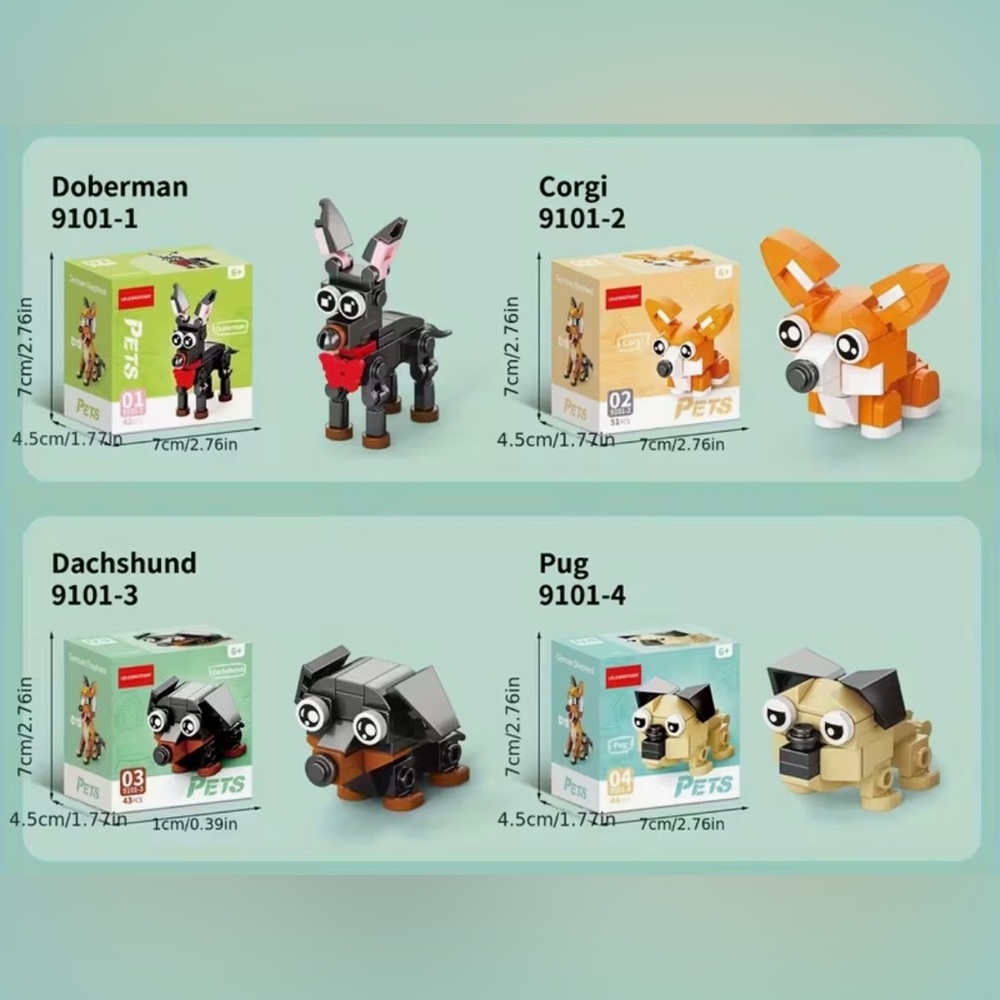 Colorful Building Block Mini Animal - Picture 2 of 4